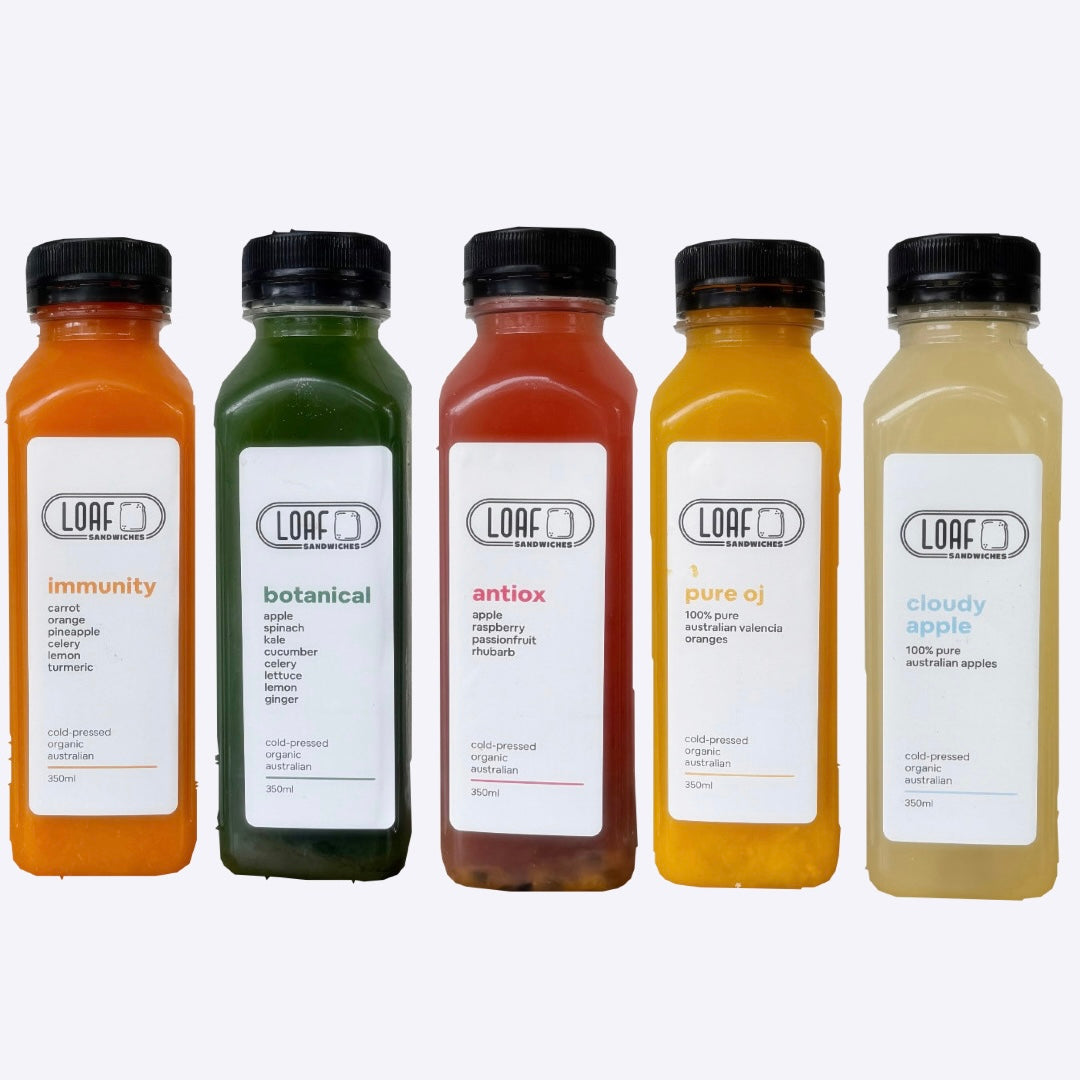 ORGANIC COLD PRESSED JUICES