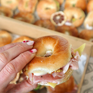 
                  
                    BREAKFAST MINI BAGEL PLATTER
                  
                