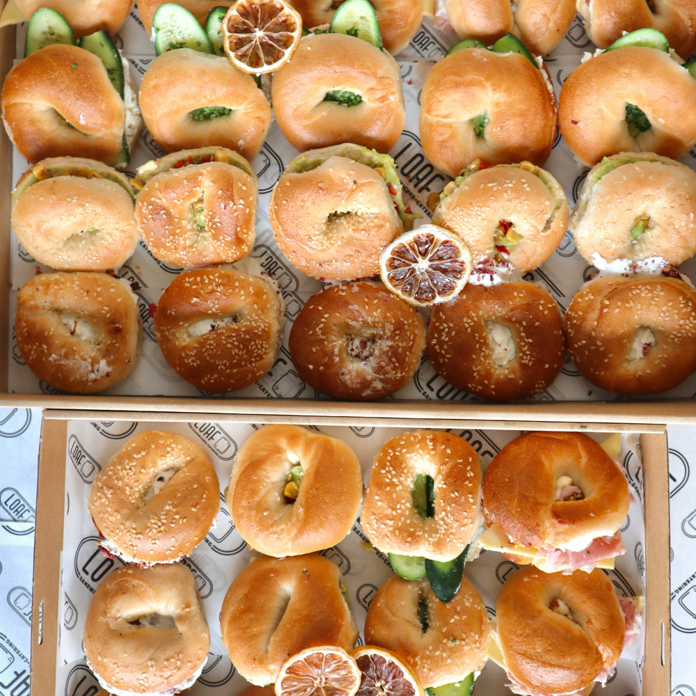 
                  
                    BREAKFAST MINI BAGEL PLATTER
                  
                