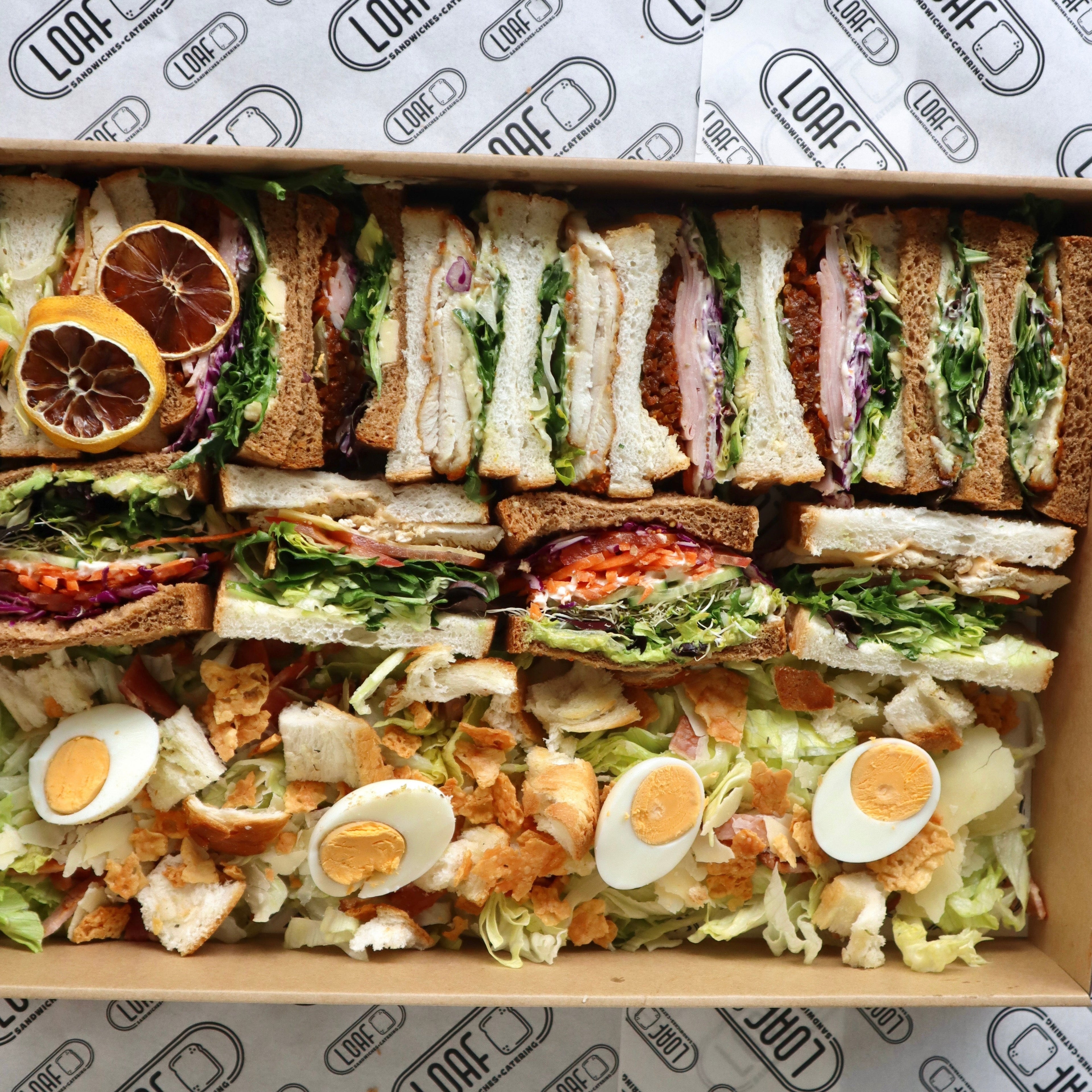 SANDWICH + SALAD PLATTER