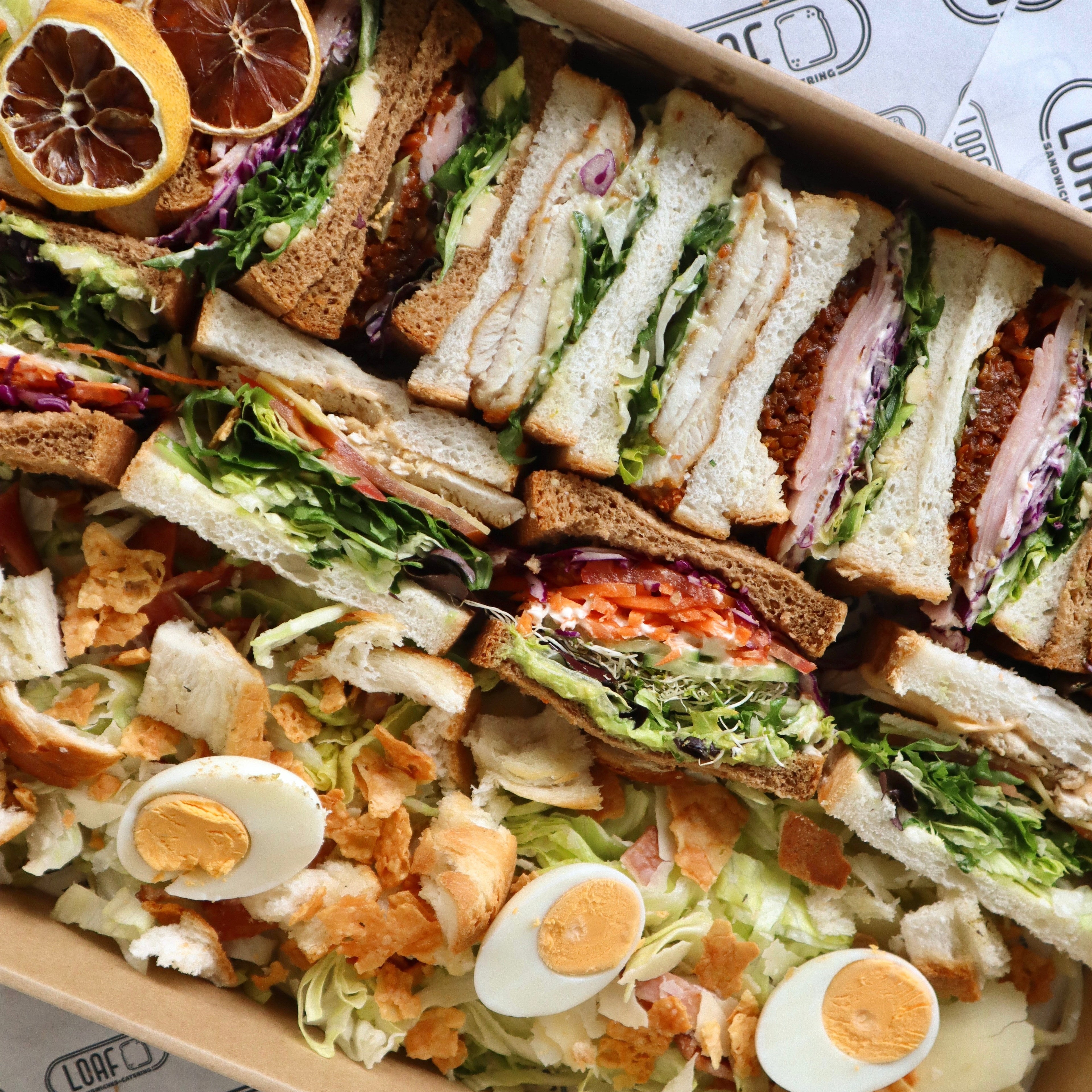 SANDWICH + SALAD PLATTER
