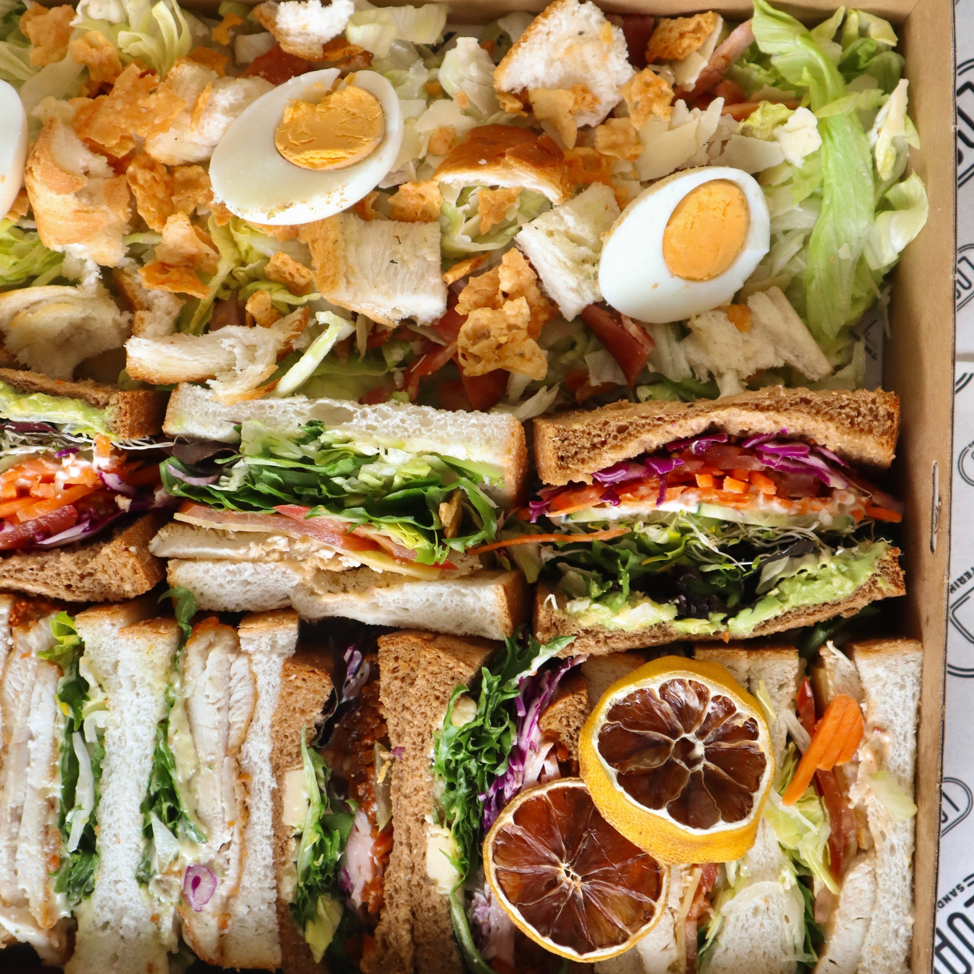 SANDWICH + SALAD PLATTER