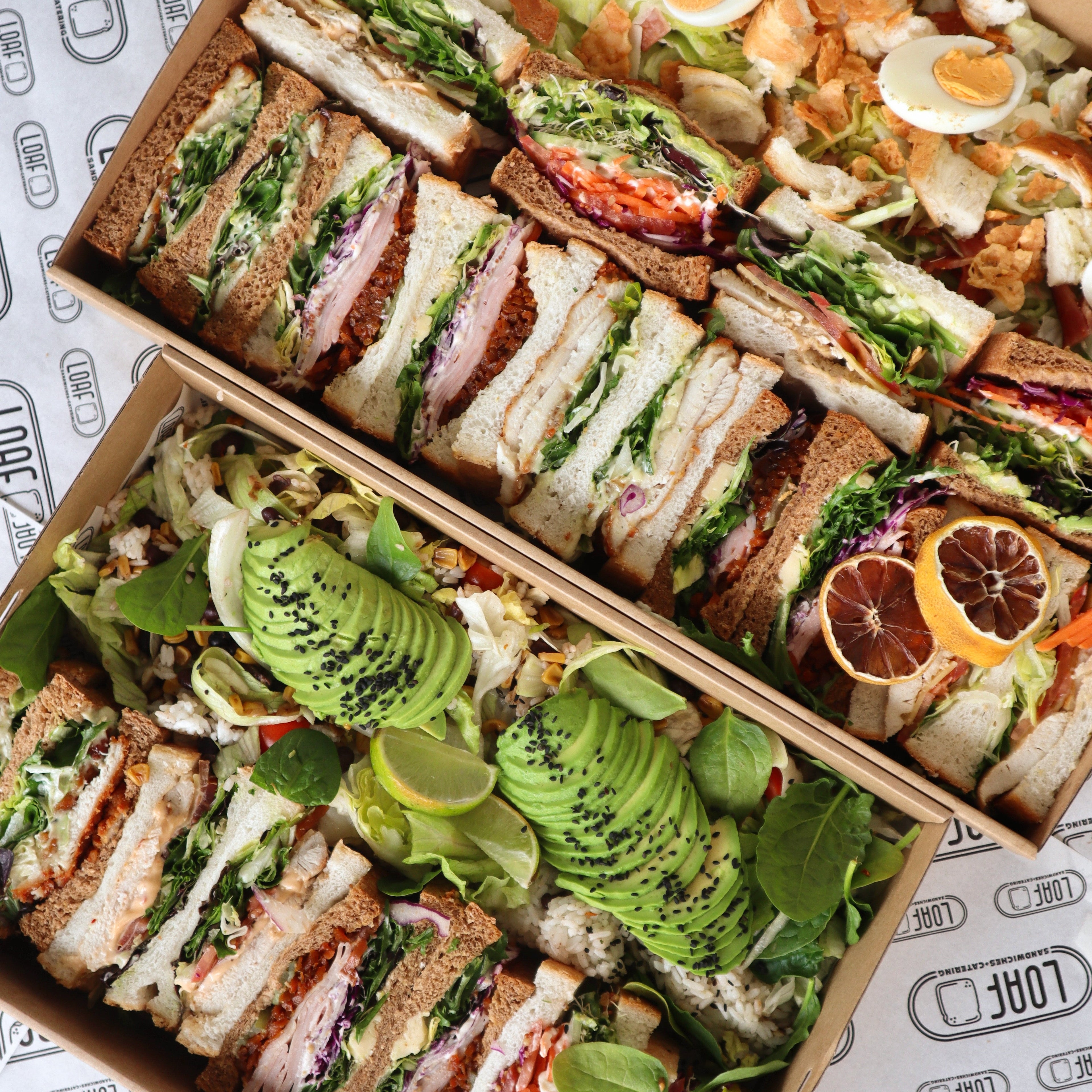 SANDWICH + SALAD PLATTER